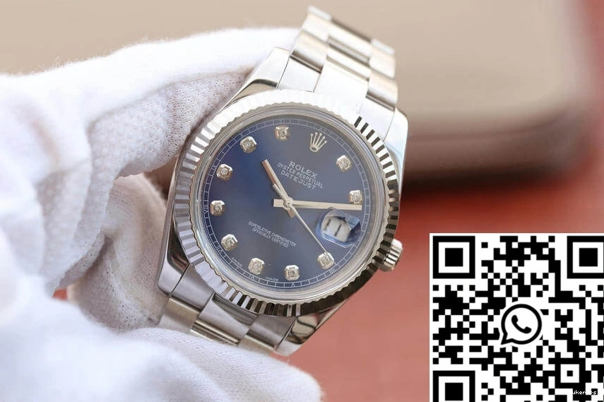 EW Dial Datejust Rolex Factory Blue M126334-0015 0419